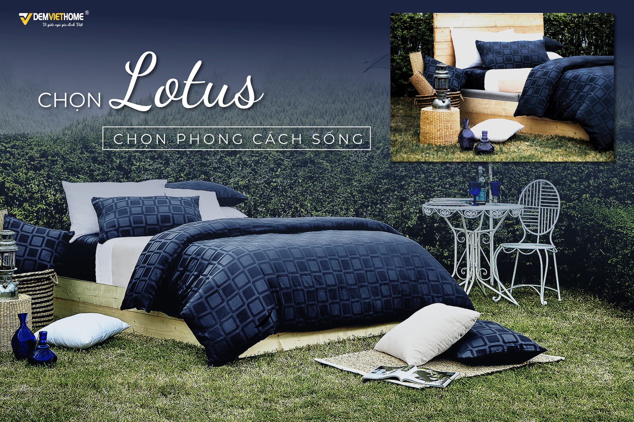 CHỌN CHĂN GA LOTUS – CHỌN PHONG CÁCH SỐNG