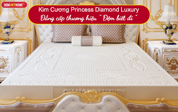 Đệm cao su Kim Cương Princess Diamond Luxury