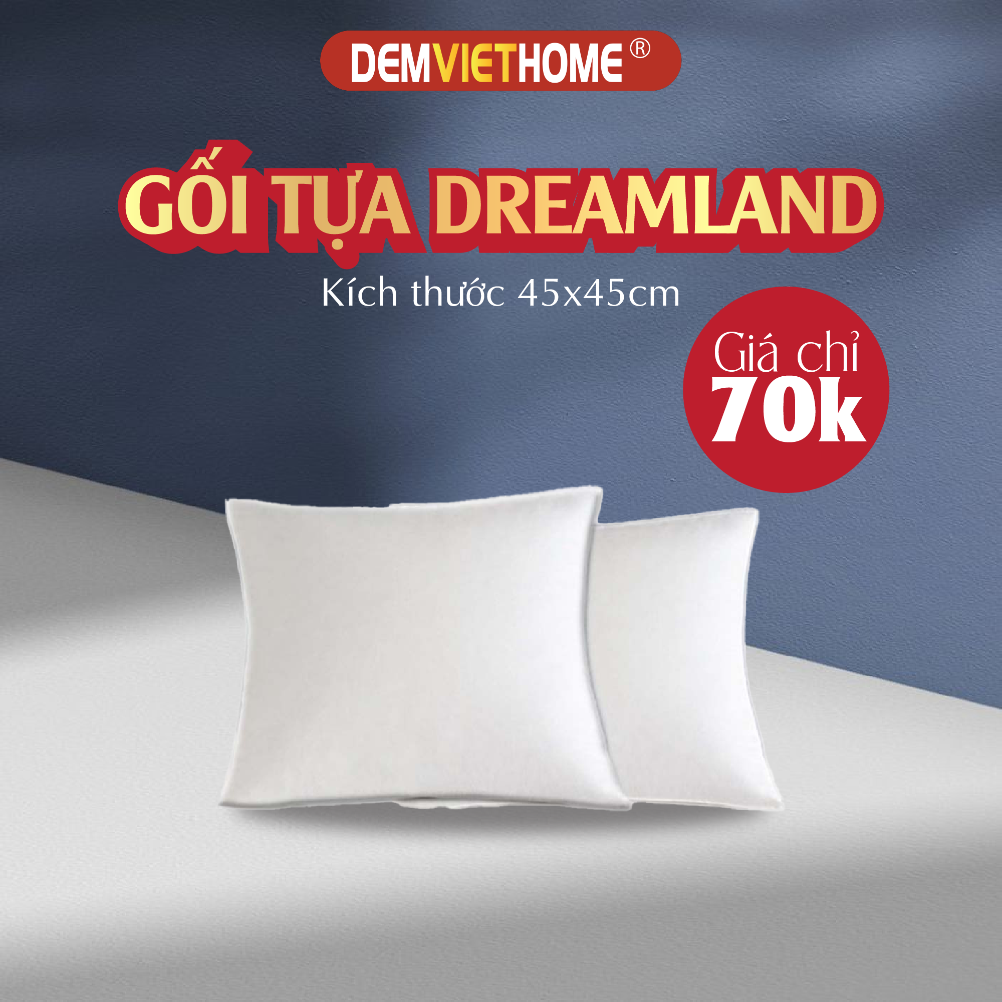 🌙 GỐI TỰA DREAMLAND – ÊM ÁI CHO MỌI KHOẢNH KHẮC THƯ GIÃN 🌙
