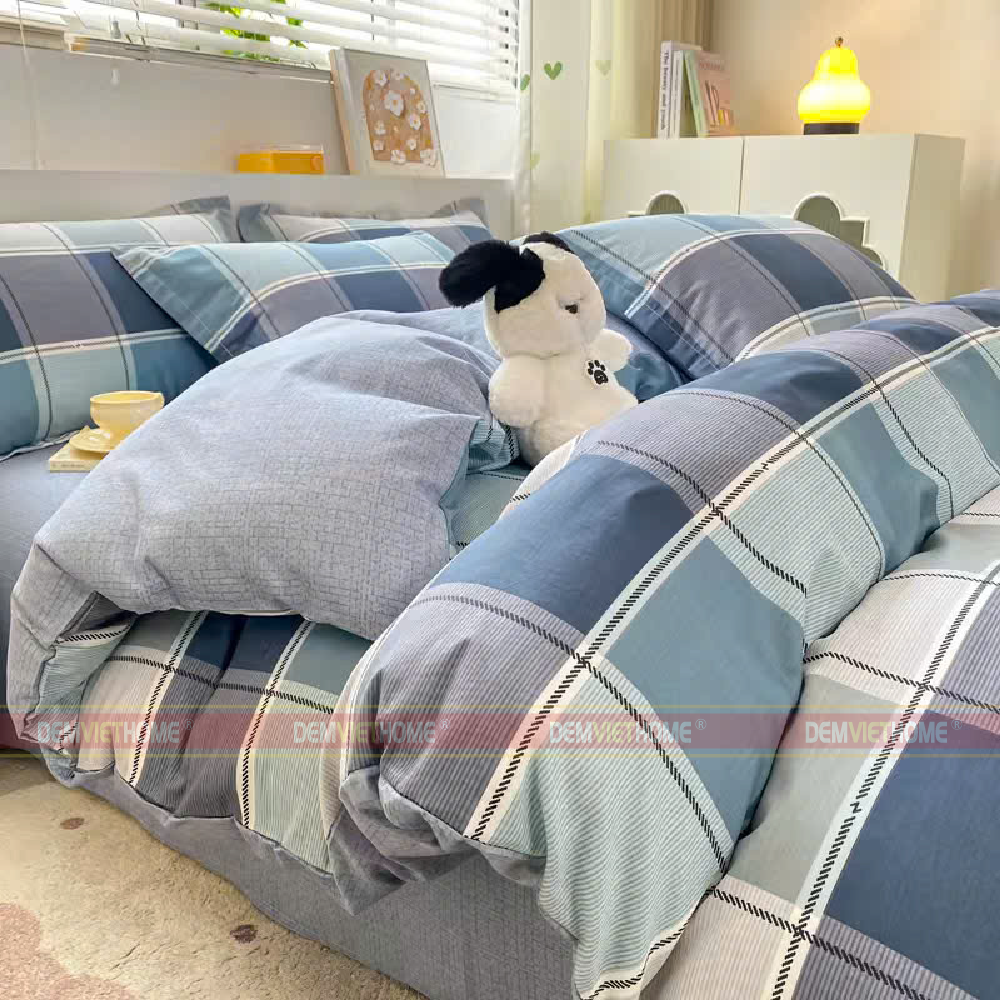 Bộ Chăn Ga L'amour Cotton LC09 Bộ Chăn Ga L'amour Cotton LC09